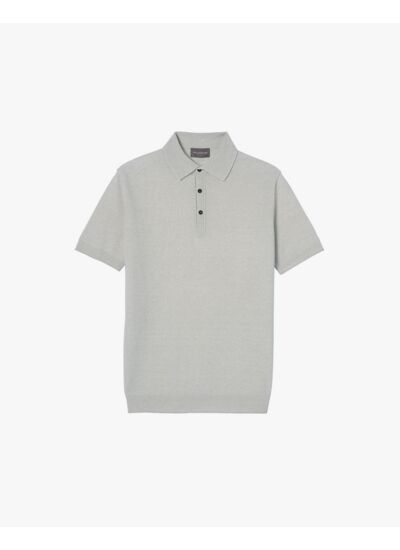 Polo manches courtes cachemire/lin - Homme - LICHEN