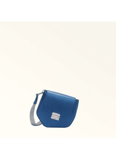 METROPOLIS PRISMA MINI CROSSBODY - VITELLO CLARIS METAL+NASTRO LOGATO