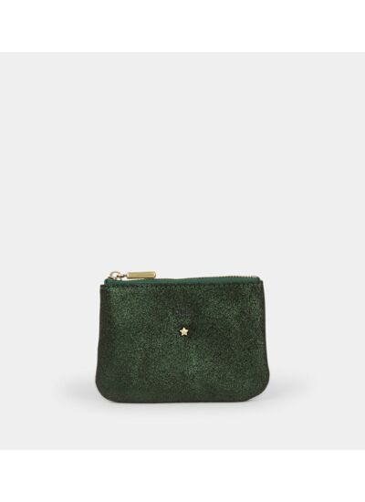 Porte-monnaie Briny cuir paillettes