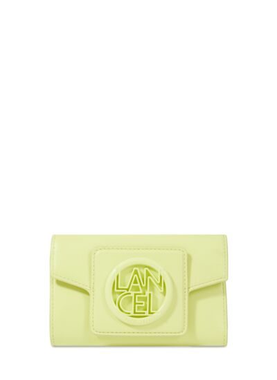 Roxane De Lancel - Portefeuille Rectangulaire Compact Rabat - Citron Vert