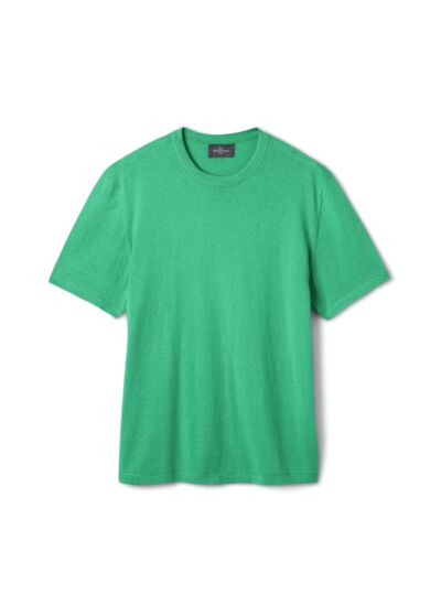 T-shirt col rond - Homme - VERT TUPPER