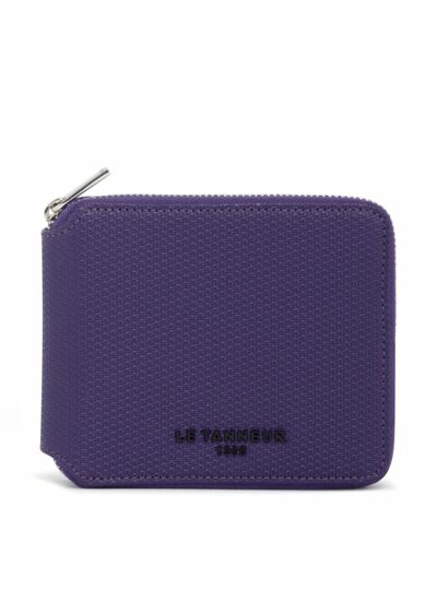 Porte monnaie zip en L Emile en cuir monogramme