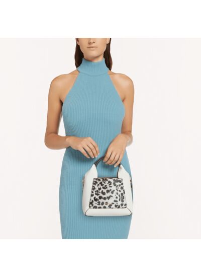 FURLA GILDA MINI TOTE - VITELLO ROMA+VITELLO ST.ERACLE COLORBLOCK