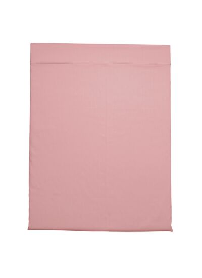 Drap plat Partition Satin de coton Coloris Rose