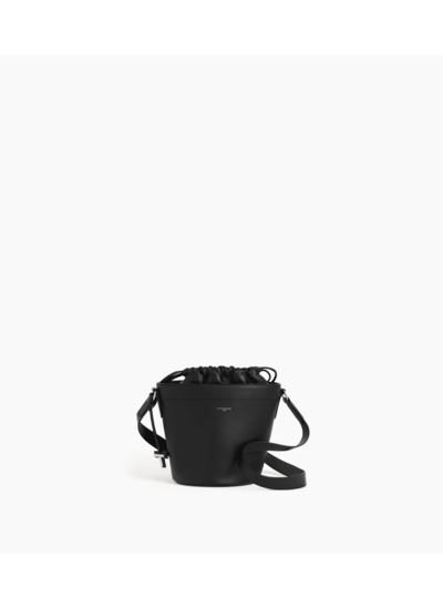 Petit sac seau Gisèle en cuir grainé