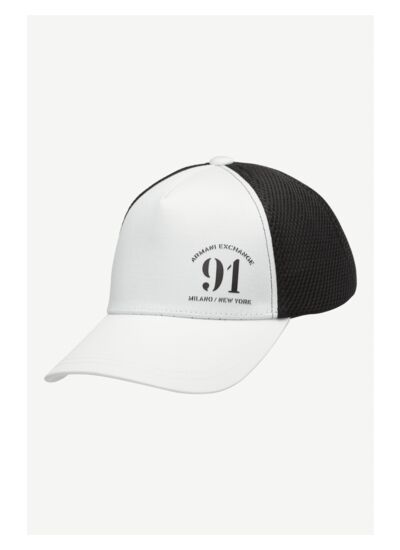 Casquette De Baseball Pour Homme - Bianco/Nero