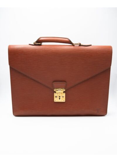 Louis Vuitton Pochette - Serviette Ambassador Epi - Brown