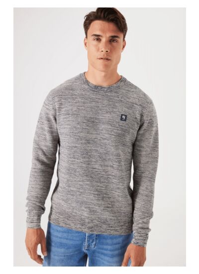 Men Sweater Gray