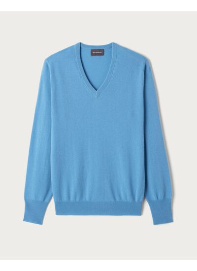 Pull col V classique - Homme - AQUA