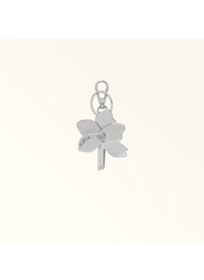 CLASSIC  KEYRING FLOWER - NAPPA METAL