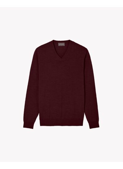 Pull col V ultrafin - Homme - AZUKI