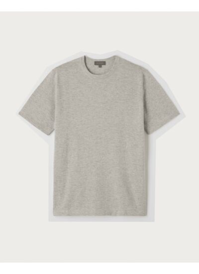 T-shirt ample ultrafin - Femme - GRIS ARMOISE