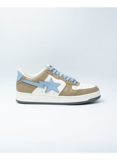 A Bathing Ape Bape Sta Low #4 Beige Sky Blue