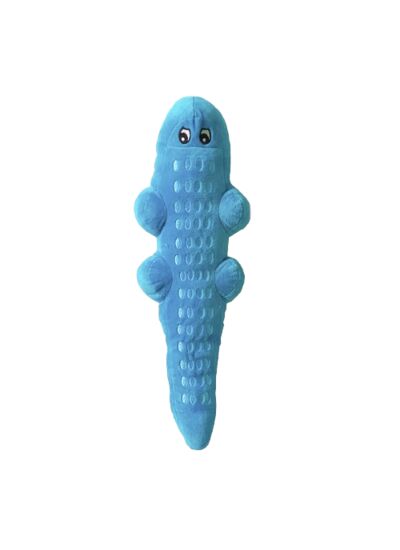 Peluche Croco Bleu 42Cm