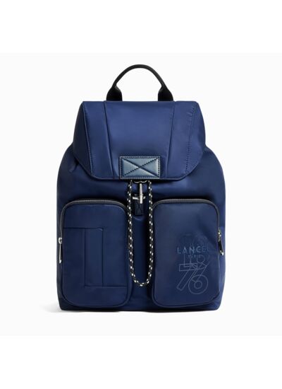 Leo De Lancel - Sac A Dos Cool - Bleu Petrole