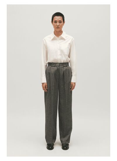 Pantalon de tailleur large