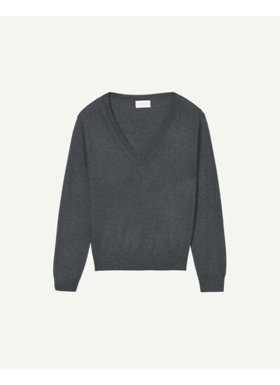 Pull V ultrafin contemporain - Femme - LOUP