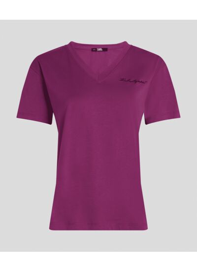 SIGNATURE V-NECK T-SHIRT