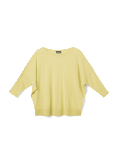 Pull oversize - Femme - JAUNE BUVARD