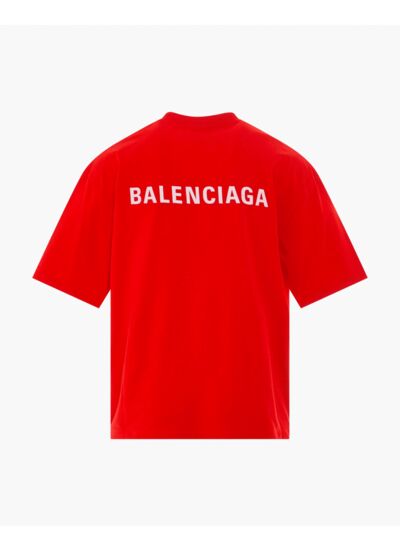 Balenciaga Medium Fit T-Shirt 'Bright Red/White