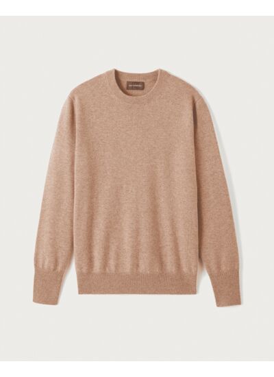 Pull col rond classique - Homme - CAMEL