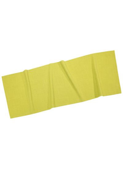 Textil Uni TREND chemin de table citron vert, 50 x 140 cm