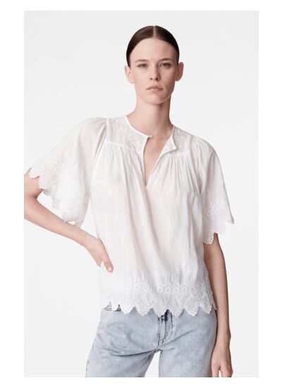 Blouse Glory En Coton & Viscose