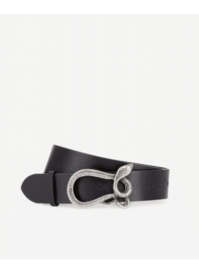 Ceinture En Cuir Avec Boucle Serpent