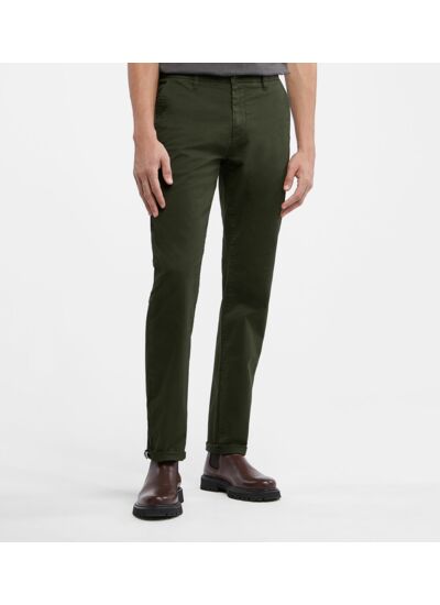 Pantalon chino Kutdroit droit coton bio