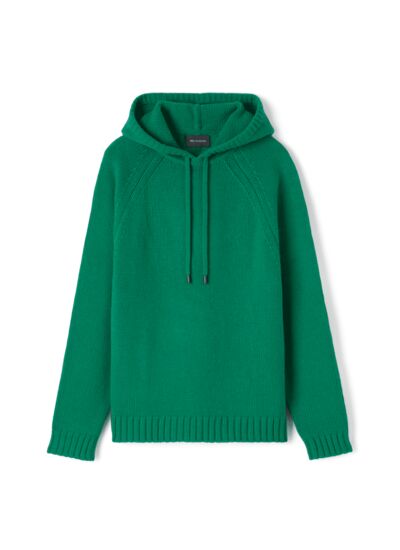 Hoodie ample emmanchures raglan - Homme - VERT LAGOON