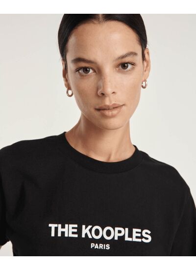 T-Shirt Avec Print Kooples Paris Sur L'Avant