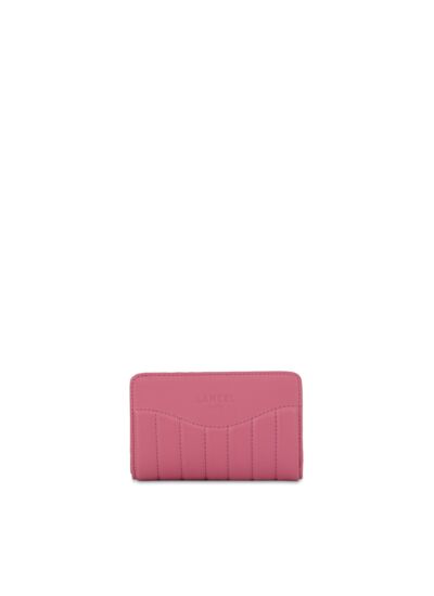 Rodeo De Lancel - Portefeuille Rectangulaire Compact Zippe - Cerise