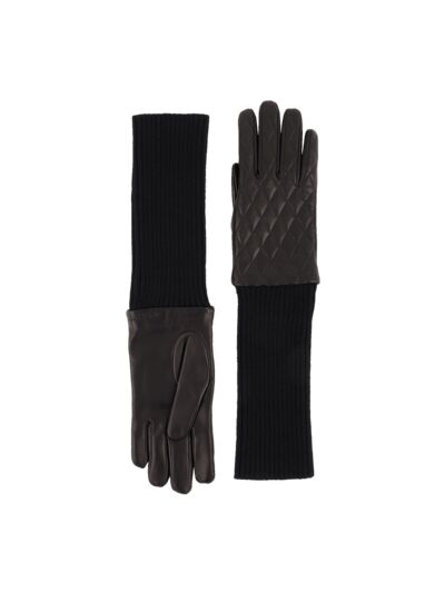 Gants Femme - Gants Nappa Matelasse - Noir