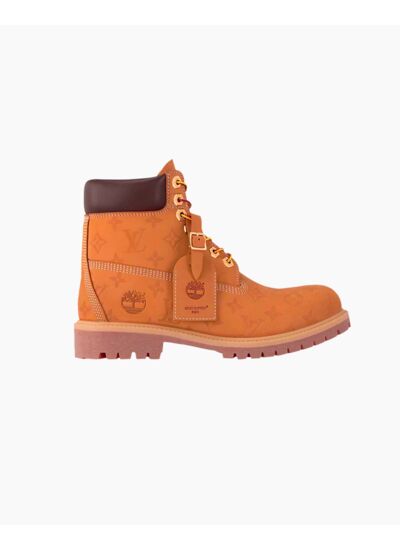 Louis Vuitton Timberland Ankle Boot Wheat Monogram