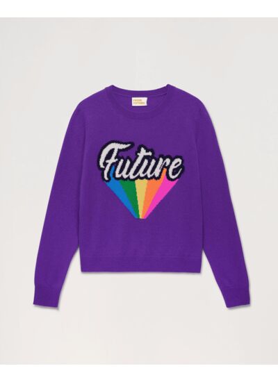 Pull Col Rond Future Arc En Ciel Light