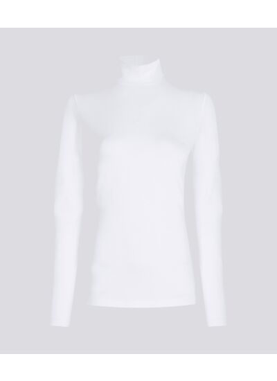 MOCK NECK LS T-SHIRT FEMME