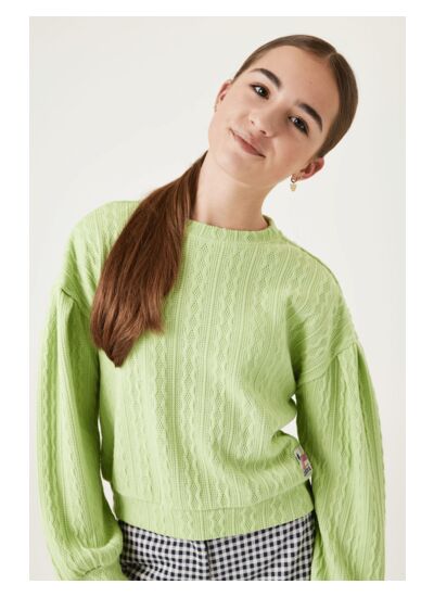 Girls Sweater Green