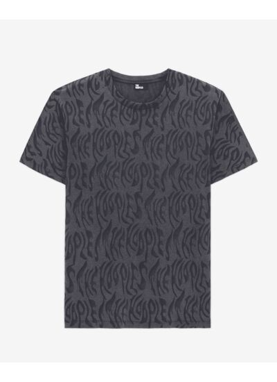 T-Shirt Manches Courtes Allover Flamme