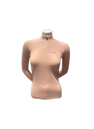 Midweight Half Zip Baselayer Femme Rose