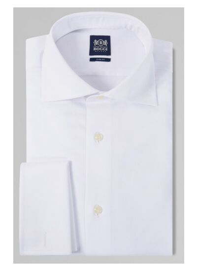 Chemise Blanche À Col Windsor Coupe Slim