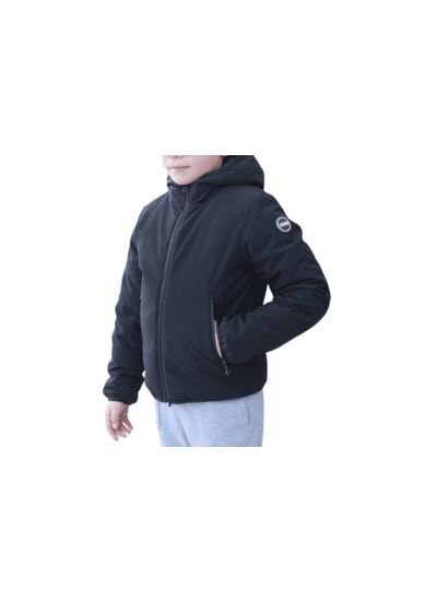 Veste avec capuche fixe