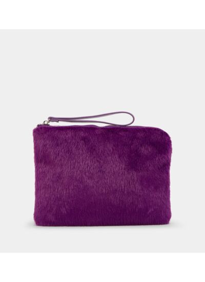 Pochette Aglae effet fourrure