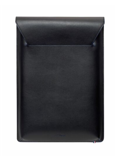 Maroquinerie - Etui tablette Line D Slim noir-bleu