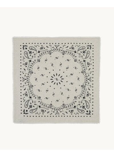 Bandana Hachiko Grand Bandana Cachemire Imprimé, 2 fils