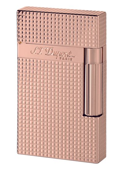 Briquet Ligne 2 pointe de diamant finition Or rose