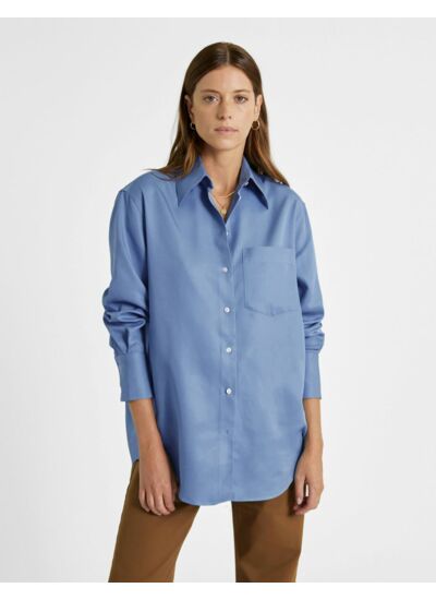 Chemise oversize Martha bleue