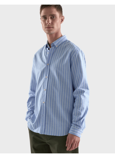 Chemise Gaspard rayée bleue