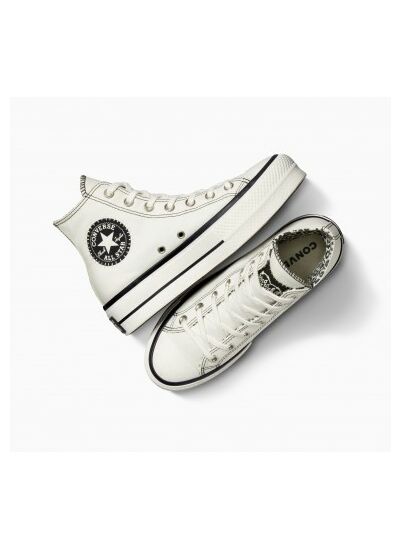 Chuck Taylor All Star Lift Hi Egret/Egret/Black