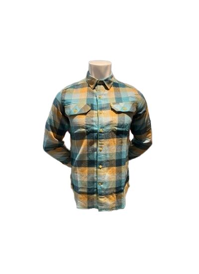 Weston Pass II Flannel Homme Bleu et Jaune