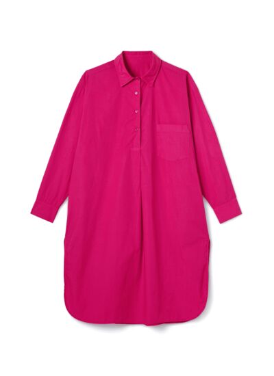 Robe chemise en popeline - Femme - ROSE TAMARIS